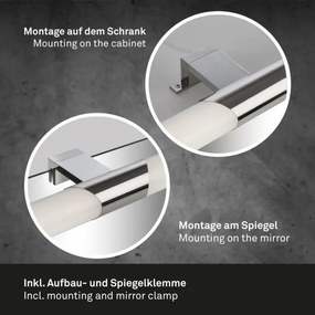 Briloner 2113-118 - Illuminazione a LED per specchi da bagno LED/12W/230V IP44 cromo