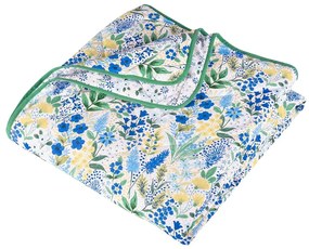 Copriletto verde/blu con rivestimento trapuntato 220x230 cm Tilly Floral – Catherine Lansfield