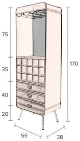 Armadio per vini in legno Vino - Dutchbone
