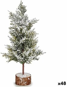 Albero di Natale Marrone Verde Legno Plastica 16 x 31 x 16 cm (48 Unità)