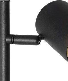 Lampada da terra smart nera a 3 luci incl. 3 Wifi GU10 50mm - Jeana