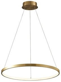 Lampadario LED a sospensione con filo LEA LED/20W/230V 4000K diametro 50 cm oro