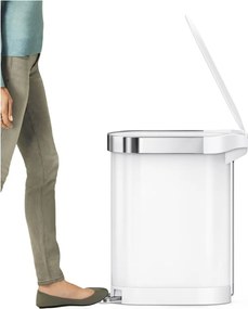 Cestino in acciaio a pedale 45 l Slim - simplehuman