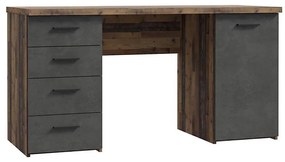 Scrivania ARENO marrone/grafite