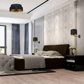 Lampadario a plafone FRODI 5xE27/60W/230V nero