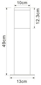 Globo 34019S1 - Lampada da esterno LALLI 1xE27/60W/230V IP44
