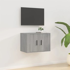 Mobile porta tv a parete grigio sonoma 57x34,5x40 cm