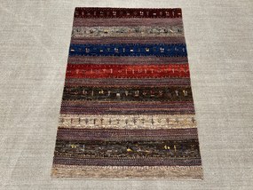 Gabbeh Tappeto 100 x 150 (Iran) Annodato A Mano
