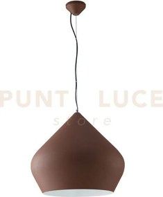 Lampadario a sospensione tholos bronzo e bianca 1 luce attacco e27 ...