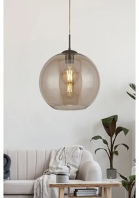 Searchlight 1632AM - Lampadario a sospensione con filo BALL 1xE27/60W/230V marrone