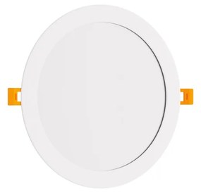 Pannello LED Rotondo 20W, 2.000lm, no Flickering, Foro Ø203-210mm Colore Bianco Caldo 3.000K