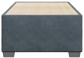Giroletto grigio scuro 80x200 cm in velluto
