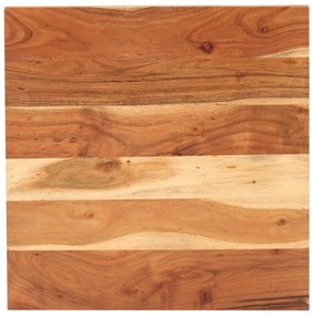 Tavolo da bar quadrato 60x60x110 cm legno massello di acacia
