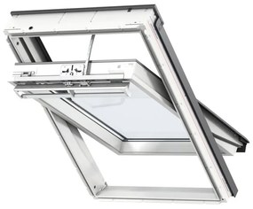 Finestra da tetto (faccia inclinata) VELUX GGU UK04 007021 elettrico L 134 x H 98 cm grigio antracite e bianco