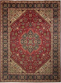 Tabriz Tappeto persiano 250x340 Rosso (Iran) Annodato A Mano