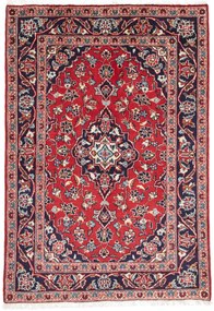 Kashan Tappeto persiano 140x100 Rosso (Iran) Annodato A Mano