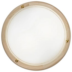 Brilagi - Plafoniera ORBIS 2xE27/60W/230V Ø 38 cm in pino