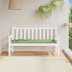 Cuscino Per Panca A Foglie 150x50x7 Cm İn Tessuto Oxford /