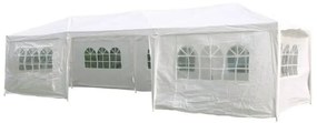 Tenda Da Festa Con Pareti Laterali 3x9 M Bianco /