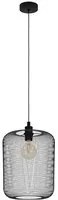 Lampadario Industrial Wrington 1 Luce Acciaio Nero