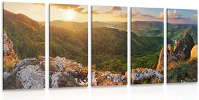 Quadri 5 pezzi – Vršatské bradla in Slovacchia