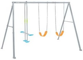 Altalena per bambini 3 giochi 3-10 anni CM.343X254X211H. - CM.343X254X211H. - peso KG.37 (44122)