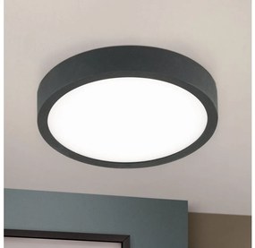 Orion DL 7-657/14 - Plafoniera LED BULLY LED/12W/230V diametro 14 cm nero