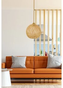 Lampadario su corda  JUTE 1xE27/60W/230V beige