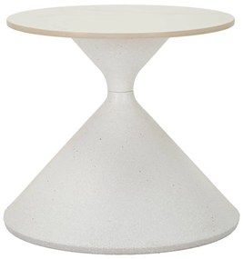 Tavolino rotondo con piano in ceramica ø 45 cm Fush - Mauro Ferretti