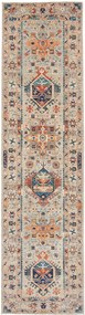 Samarkand Tappeto 310x80 Grigio (Pakistan) Annodato A Mano