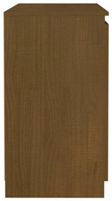 Credenza marrone miele 60x36x65 cm in legno massello di pino