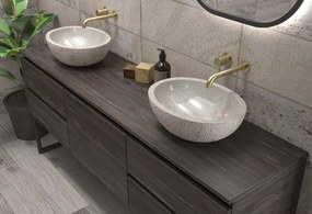 Mobile bagno a terra 180 cm con 5 cassetti SP-180P5 - KAMALU