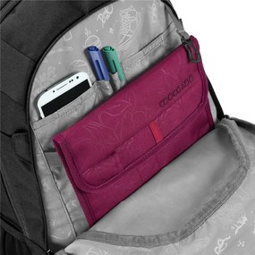 Zaino scuola coocazoo MATE, Black Coal, certificato AGR