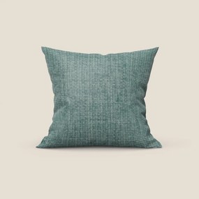 Montana cuscino disponibile in diversi colori realizzato in morbido tessuto a trama grossa impermeabile T10 verde acqua