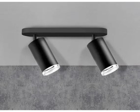 Luce Spot da bagno TURYN 2xGU10/10W/230V IP44 nero