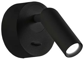 Ideal Lux - Luce Spot da parete a LED BEAN LED/3W/230V CRI 90 nero