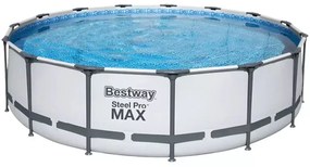 Piscina Fuori Terra Telaio 457x107 cm Scaletta Esterna Pompa Filtrante