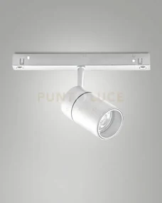 Ermes spot 48v bianco 3000k 815lm 10w  per sistema binario 14°on/off