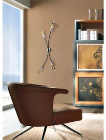 Plafoniera design Betty nero IP20, 4XE27
