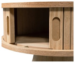 Comodino di colore naturale con effetto pino Karri – WOOOD