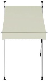 Tenda da Sole Retrattile Manuale 100 cm Crema