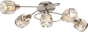 Globo 54356-5 - Lampadario a plafone KRIS 5xE14/40W/230V
