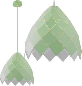 Lampada Da Soffitto Pensile Metallico Verde APP339-1CP