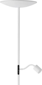 Eglo 901978 - Lampada da terra dimmerabile CONIVARINO LED/26,5W/230V +LED/4W, bianca