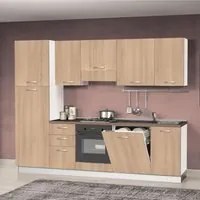 Cucina nebraska Rosmarino 270 x 217H con lavastoviglie sinistra