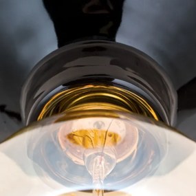 Orion - Plafoniera FROST 1xE27/60W/230V nera