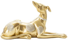 Statua Elegante di Cane Sdraiato 32,2x9,5x18,3 cm