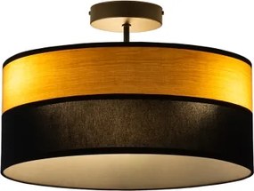 Plafoniera da soffitto ALBA 3xE27/15W/230V Ø 40 cm nero/marrone