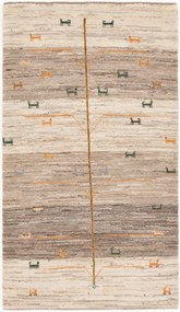 Gabbeh Tappeto 90 x 160 Beige (Iran) Annodato A Mano
