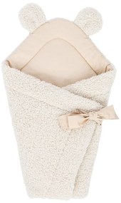 Copertina per neonati color crema in sherpa 35x65 cm – Meowbaby